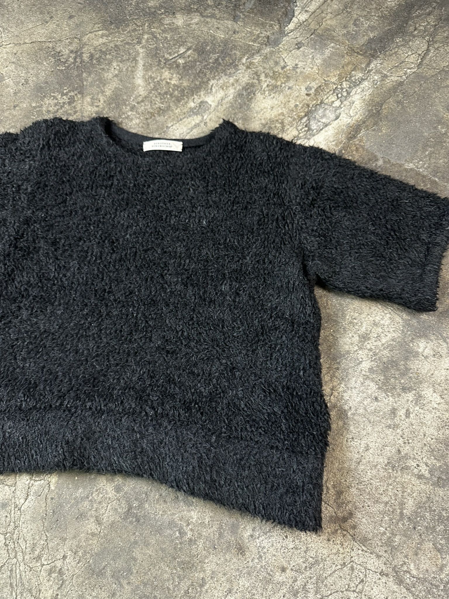 Japanese Brand Dorothe Schumacher Mohair Fuzzy Knit T-shirt Size US S / EU 44-46 / 1 - 3 Thumbnail