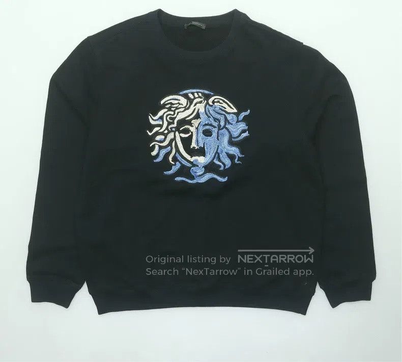 Versace Versace Medusa head print crew neck sweatshirt Size US XXL / EU 58 / 5 - 1 Thumbnail