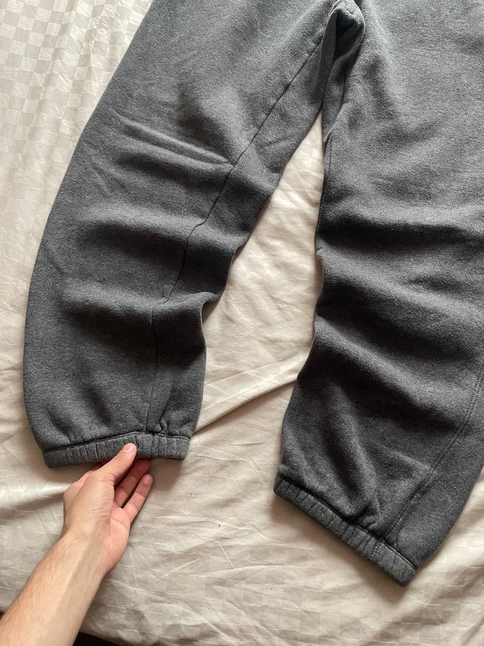 Nike Vintage Nike Sweatpants Mini Swoosh Wide Leg Baggy Drill Size US 33 - 3 Thumbnail