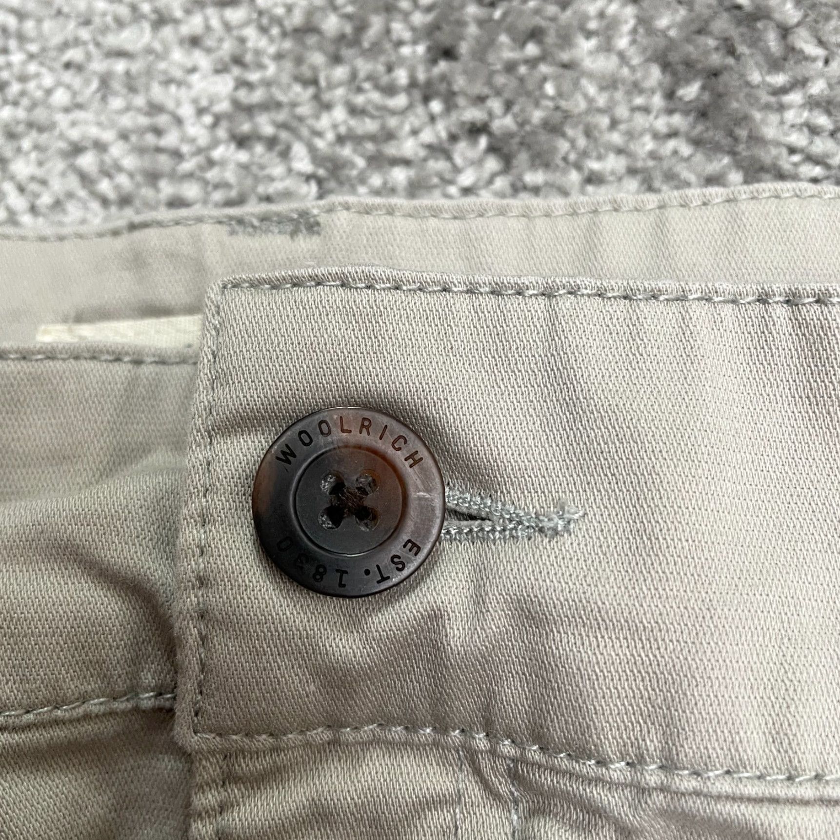 Vintage Woolrich Pants Womens 4 Capri Brown 31x18 Mid Rise Straight Leg Casual Outdoor Cotton Blend Canvas Size 27" / US 4 / IT 40 - 3 Thumbnail