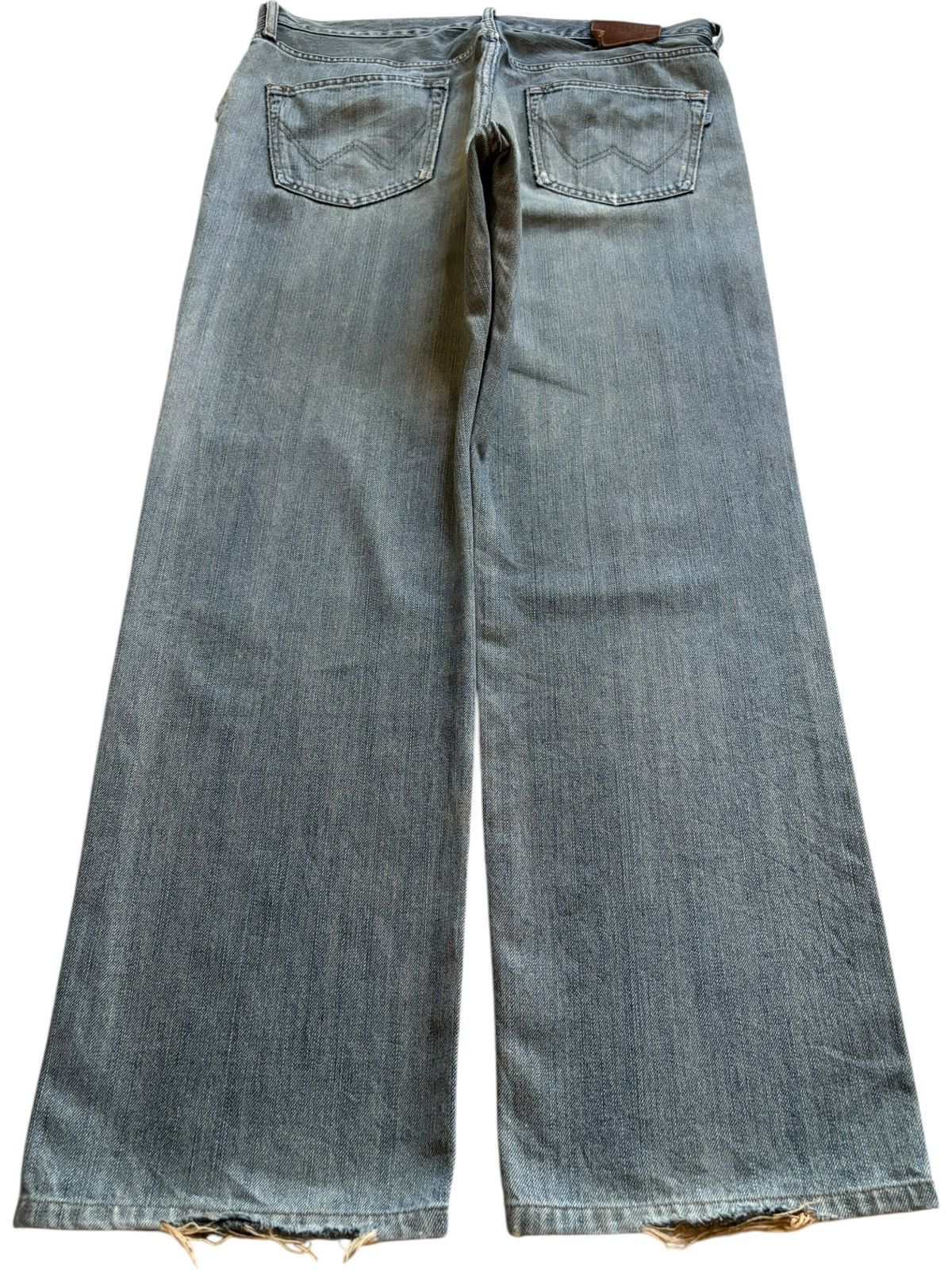 Edwin Vintage Japanese Edwin Rusty Mud Wash Ripped Baggy Jeans Size US 36 / EU 52 - 2 Thumbnail