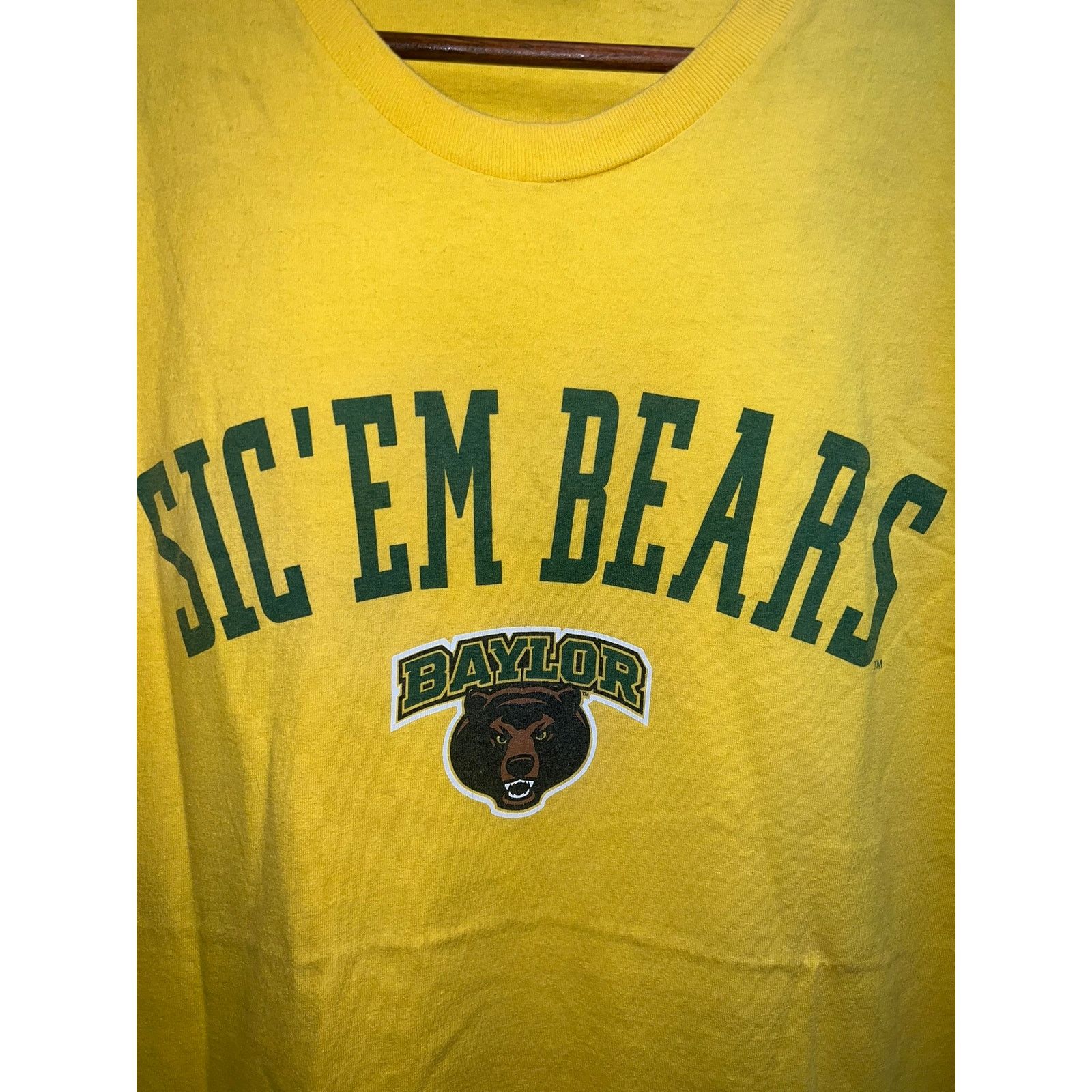 Champs Sport Vintage Baylor Bears Shirt Sic Em Bears College VTG Tee 2XL Size US XXL / EU 58 / 5 - 2 Thumbnail
