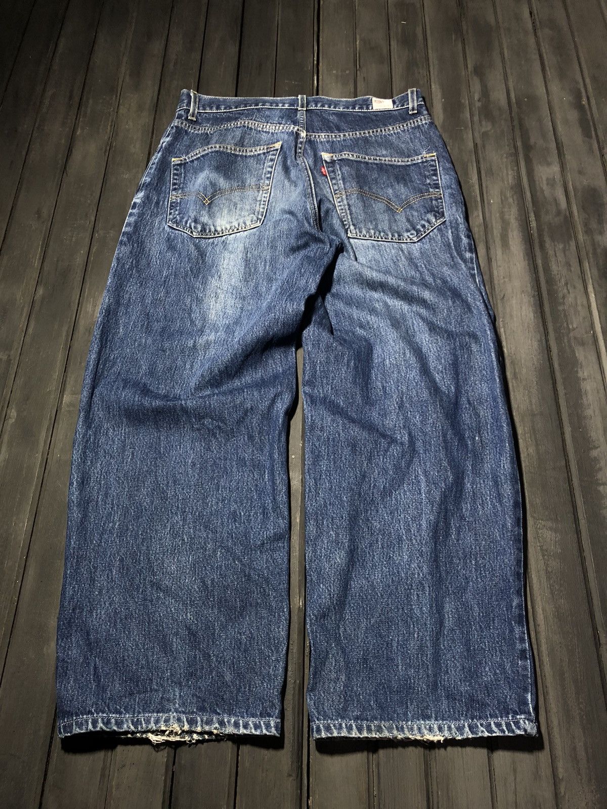 Hysteric Glamour VTG Baggy Rap SK8 JNCO Balenci Style Washed Jeans Levi’s Y2K Size US 34 / EU 50 - 1 Thumbnail