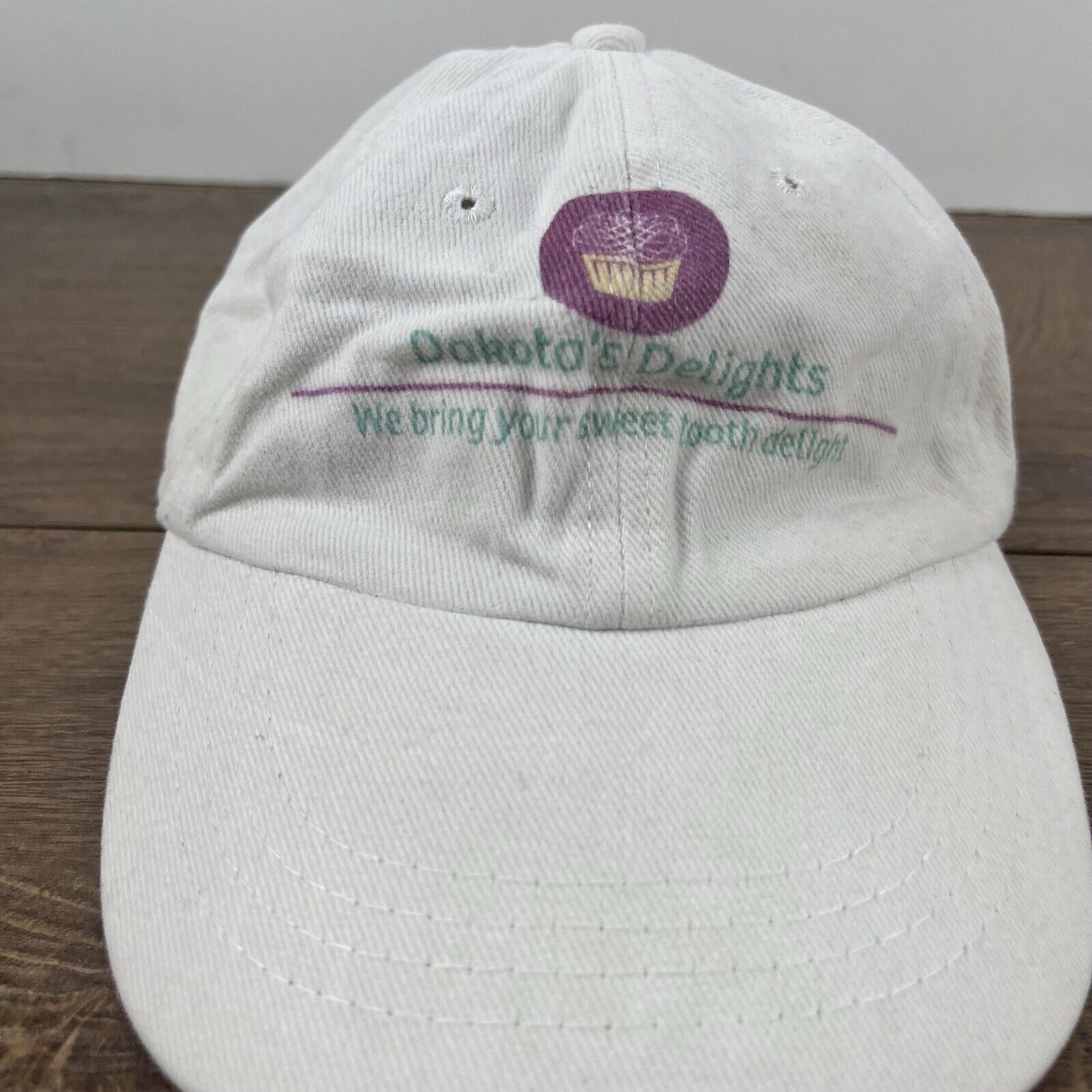 Other Dakota's Delights Hat White Cap Hat Adjustable Hat White Adu Size ONE SIZE - 5 Thumbnail