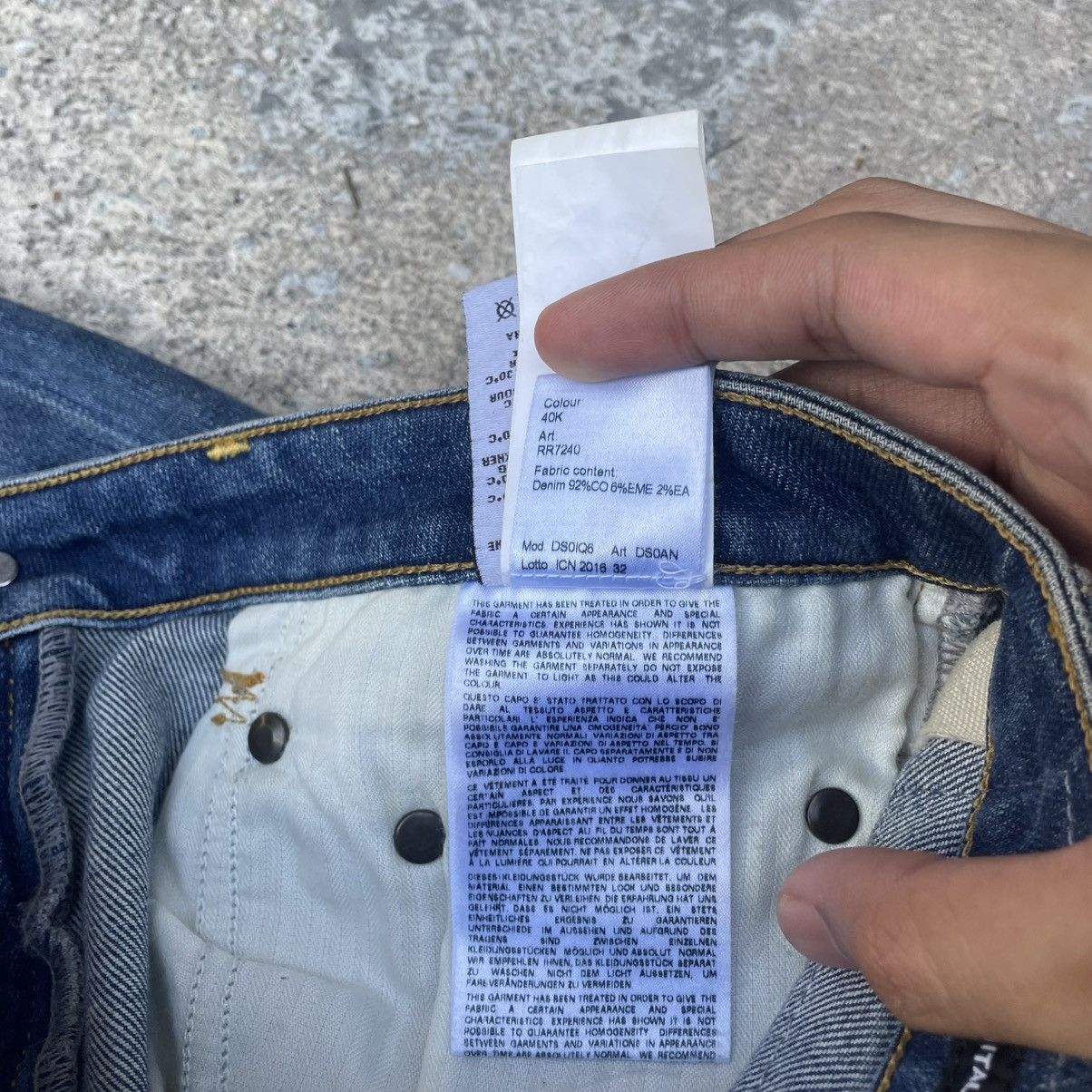 R13 Authentic R13 Boy Straight Size 26 Baylis W Rips Denim Jeans Size 26" / US 2 / IT 38 - 14 Thumbnail