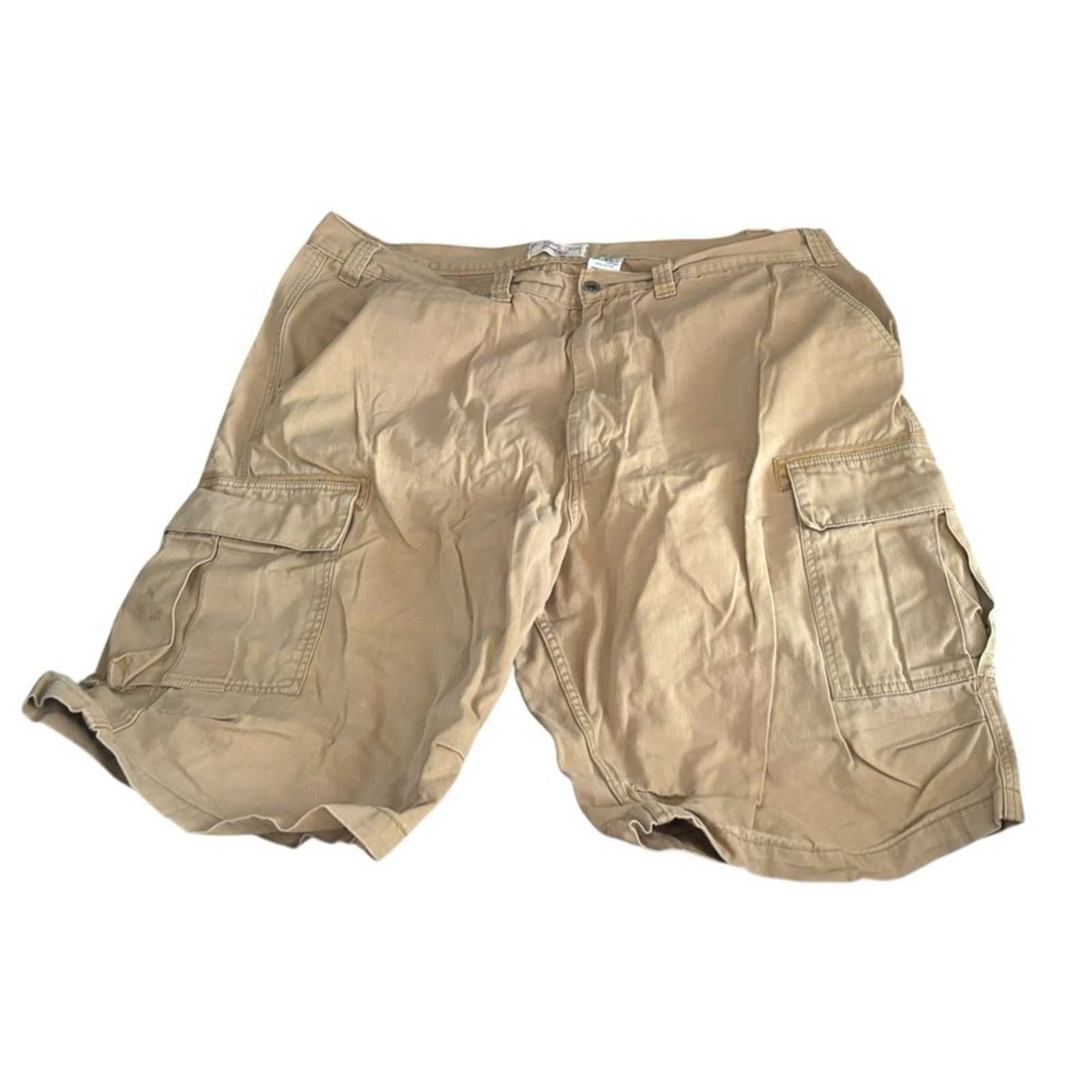 Levi's Levis Mens 44 B&T Faded Baggy Fit Cargo Shorts| Beige Size US 44 / EU 60 - 1 Thumbnail