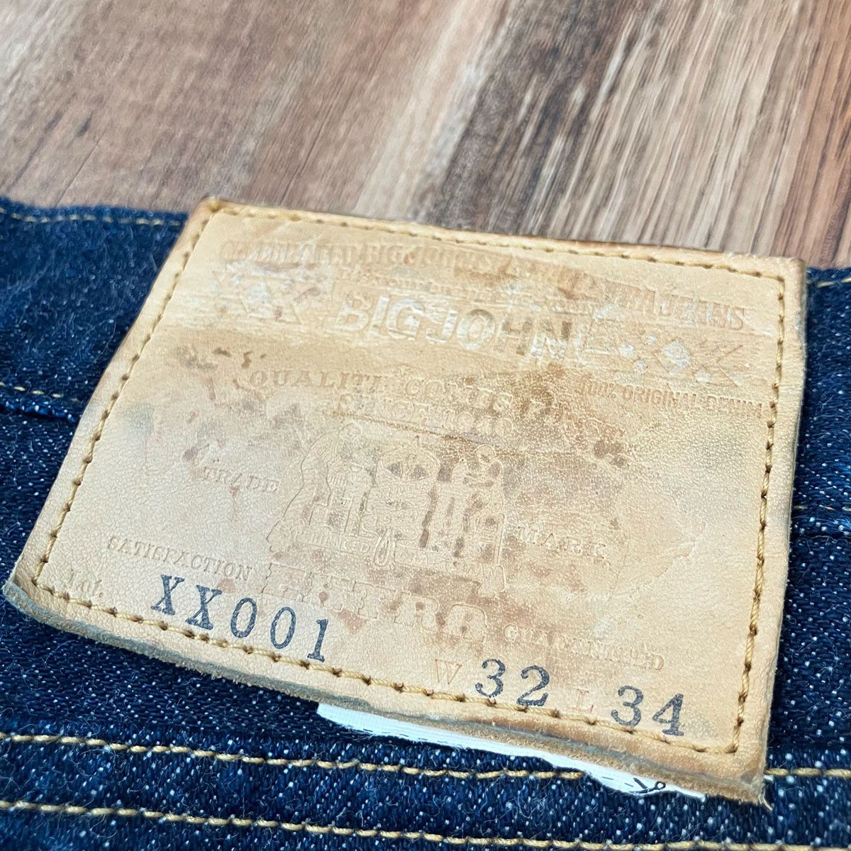 Big John BIG JOHN XX001 W32xL34 XXXX-EXTRA REGULAR STRAIGHT Size US 32 / EU 48 - 15 Thumbnail