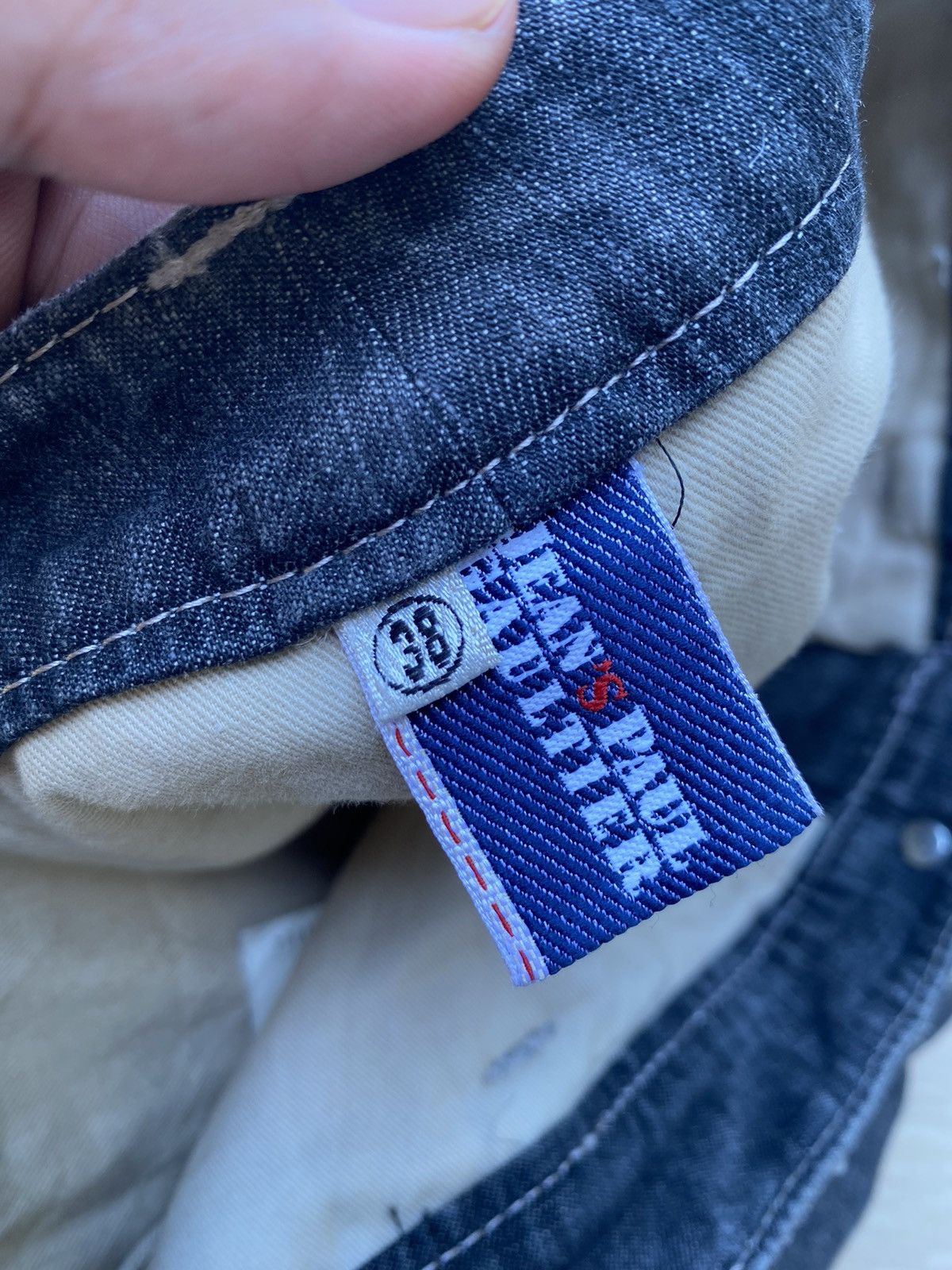 Jean Paul Gaultier vintage jean’s paul gaultier layered gray denim Size 25" / US 0 / IT 36 - 9 Thumbnail