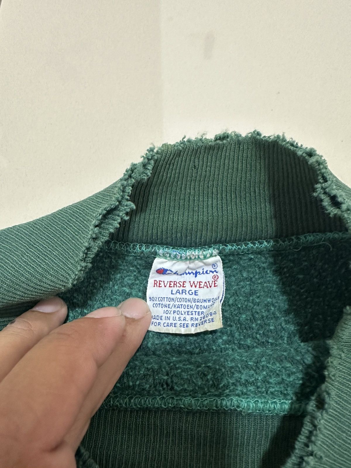Champion Trashed Vtg 80’s Champion Sweatshirt Universirty of Vermont Size US L / EU 52-54 / 3 - 4 Thumbnail