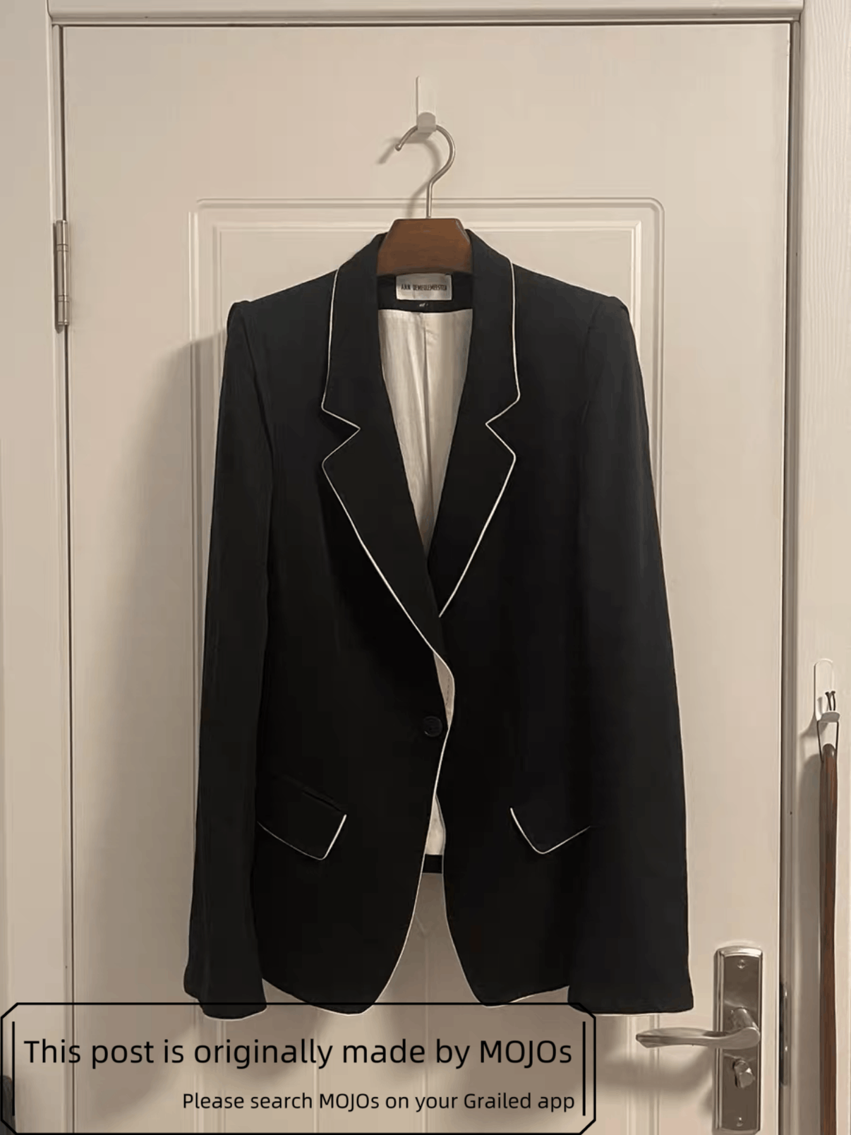 Ann Demeulemeester Sz 40 Ann Demeuleester 07SS College Blazer mojos144428 Size US S / EU 44-46 / 1 - 2 Thumbnail