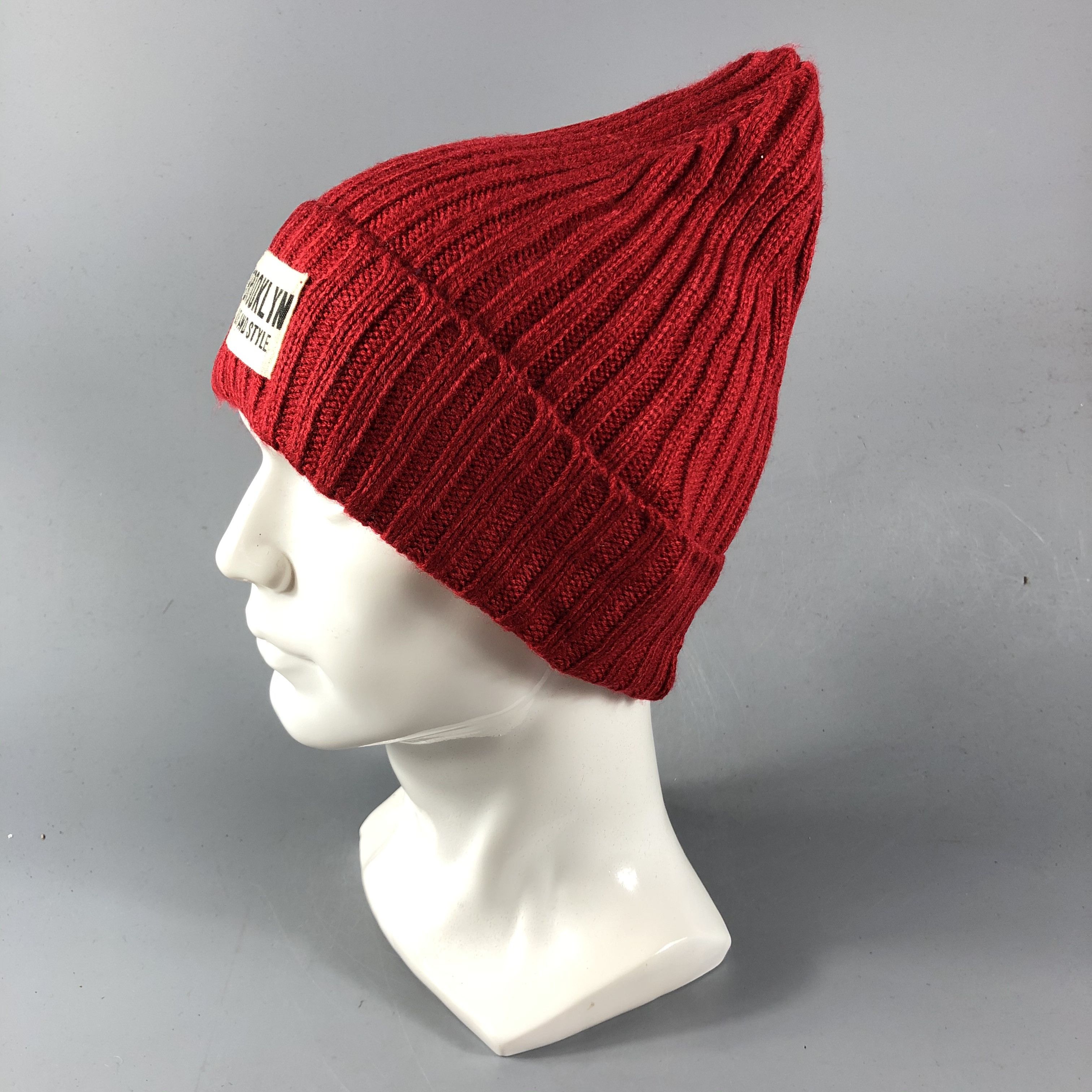 Vintage Brooklyn Fisherman Beanie Snowcap Snow Hat B621 Size ONE SIZE - 2 Thumbnail