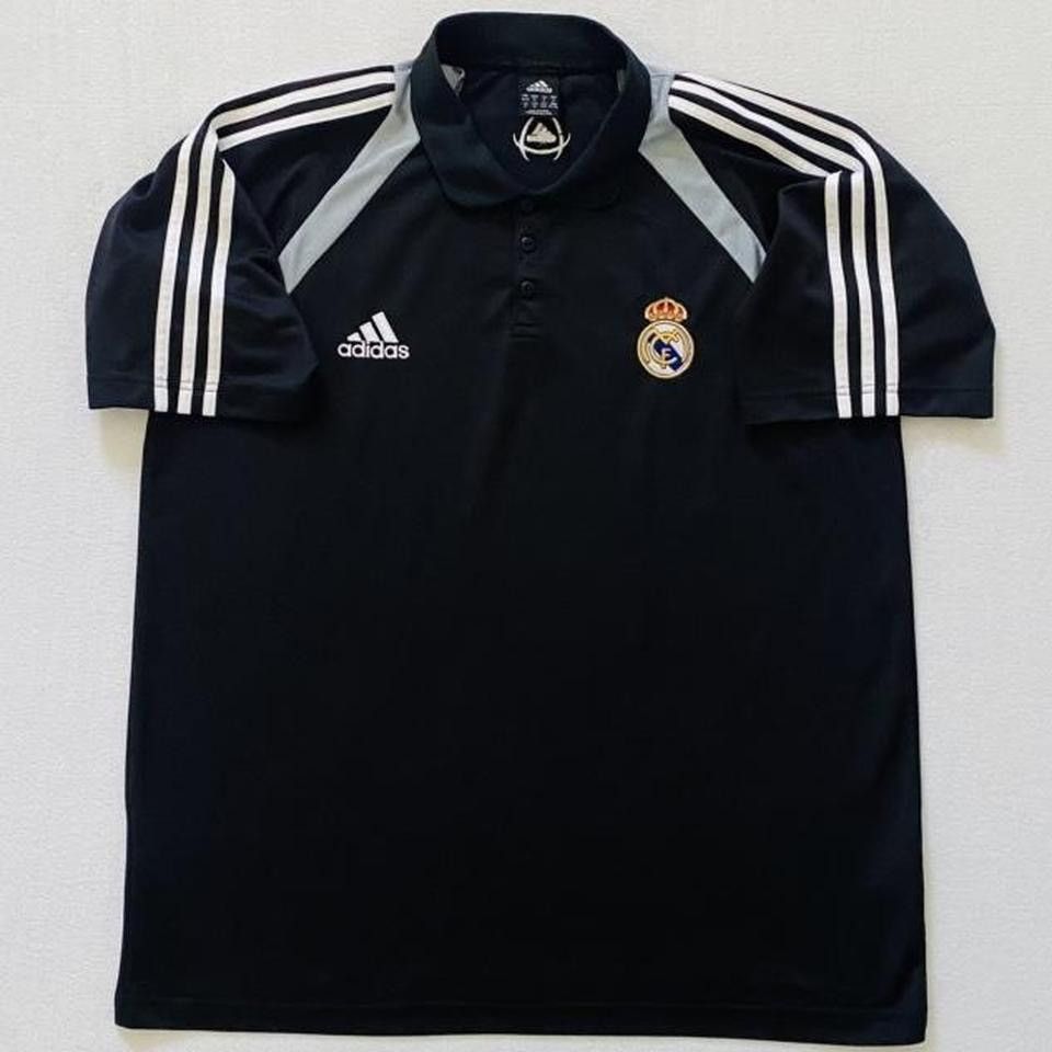 Adidas Real Madrid 2004 05 player travel polo Size US XL / EU 56 / 4 - 1 Thumbnail