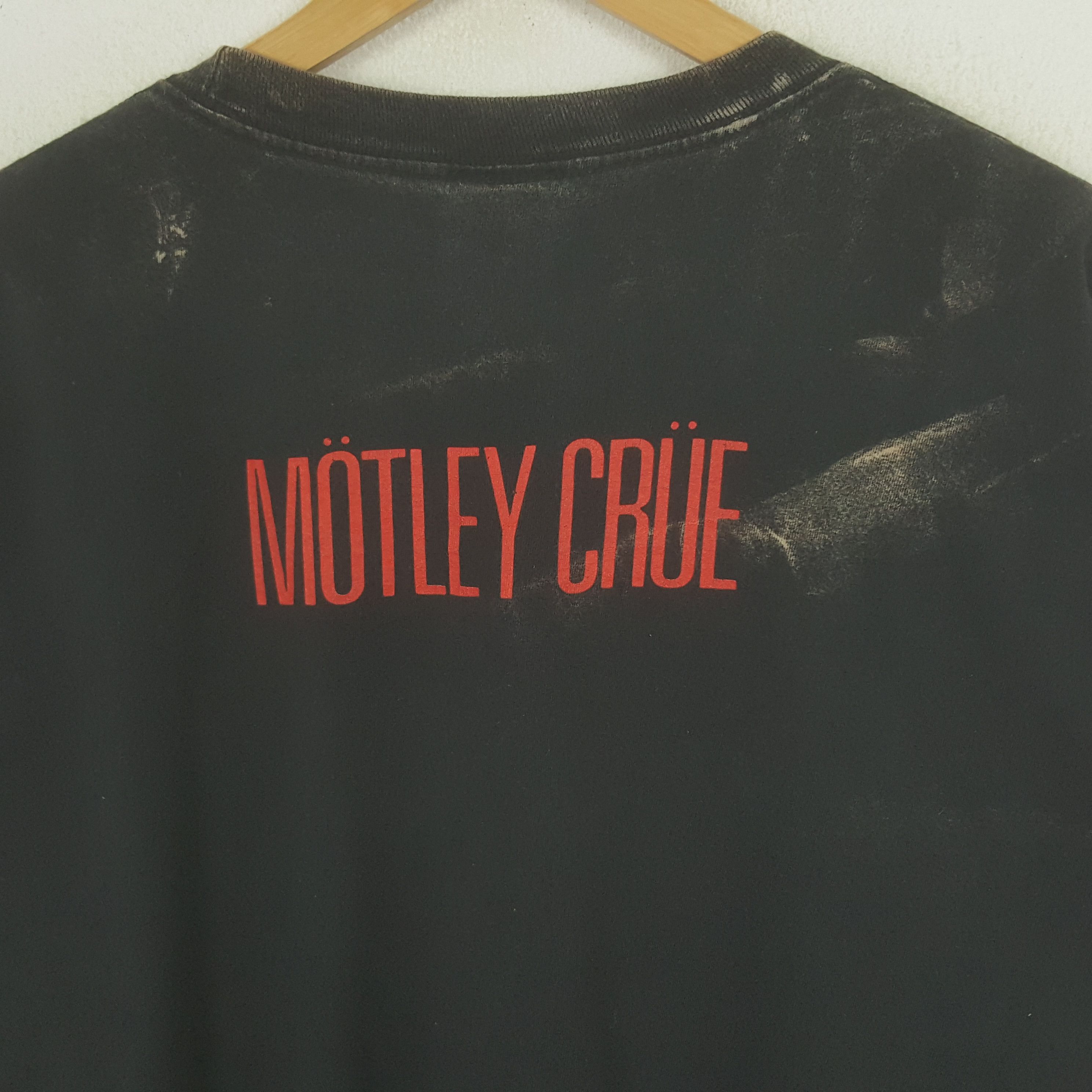 Band Tees × Vintage Vintage Motley Crue American Rock Band Tour Tshirt Size US XL / EU 56 / 4 - 4 Thumbnail