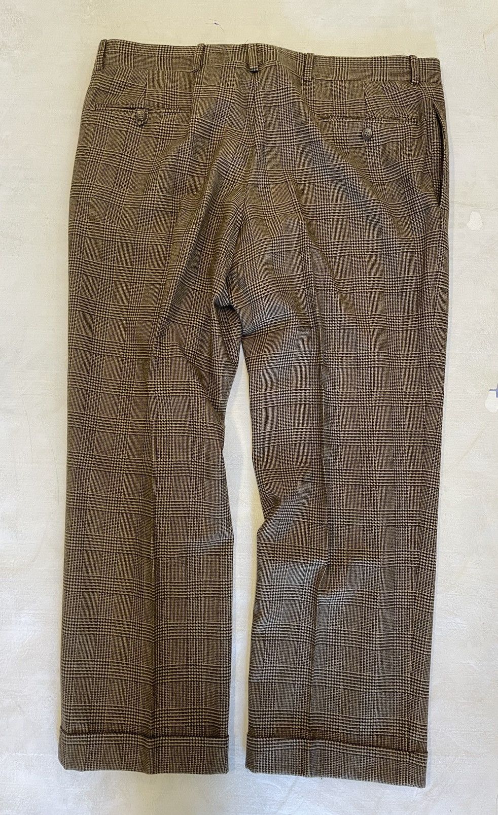 Polo Ralph Lauren × Vintage Prince of Wales Check Wool Suit Size 46R - 10 Thumbnail
