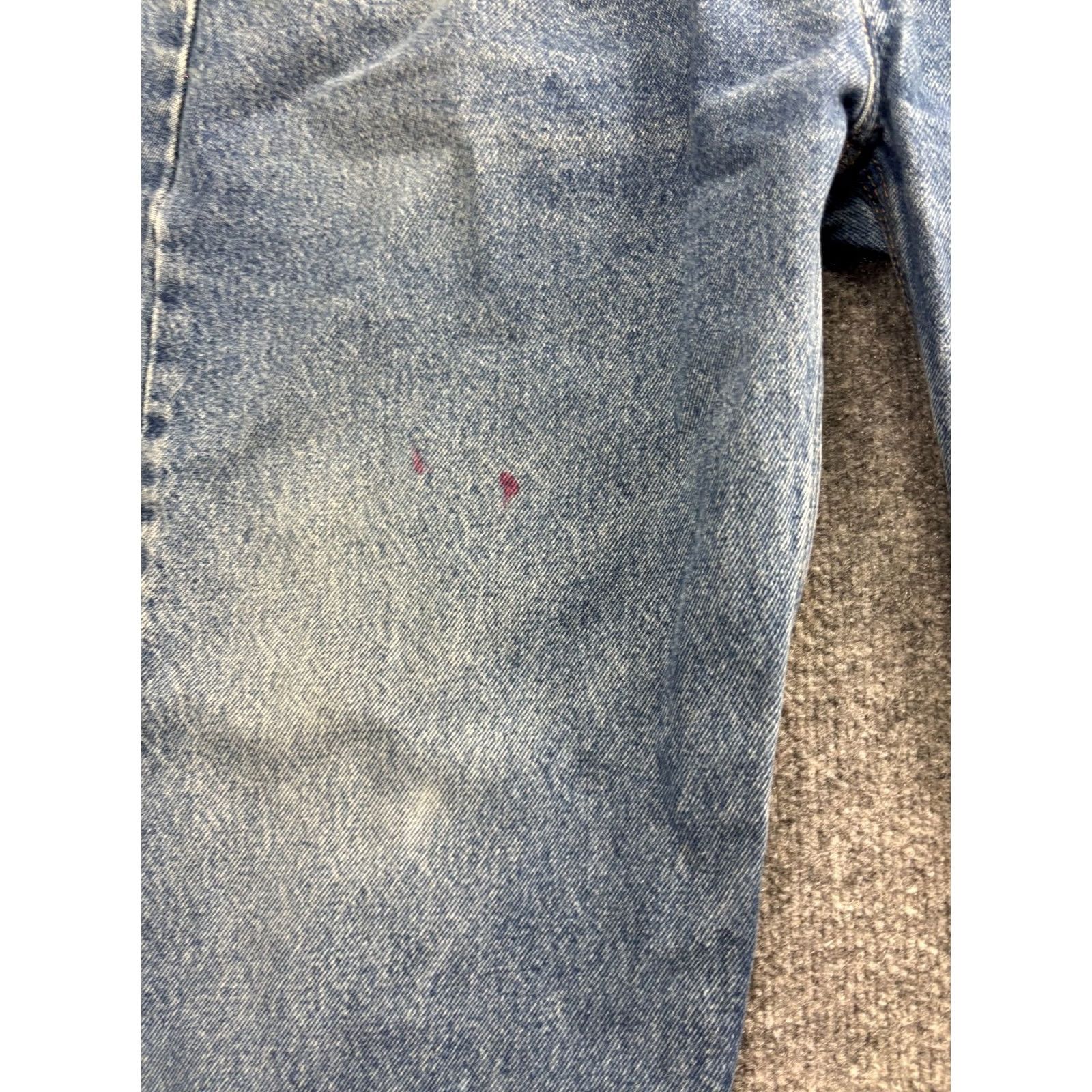 Carhartt Carhartt Jeans Men's 36x28 Blue Denim Relaxed Straight Leg B460DVB 5-Pocket Image-Style American Style Regular Rise Mid-Gray/Blue? Size US 36 / EU 52 - 7 Thumbnail