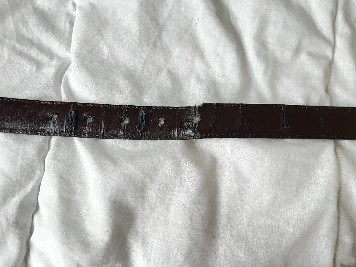 Christian Dior Monsieur Vintage Dior Calf Leather Belt Size ONE SIZE - 6 Thumbnail