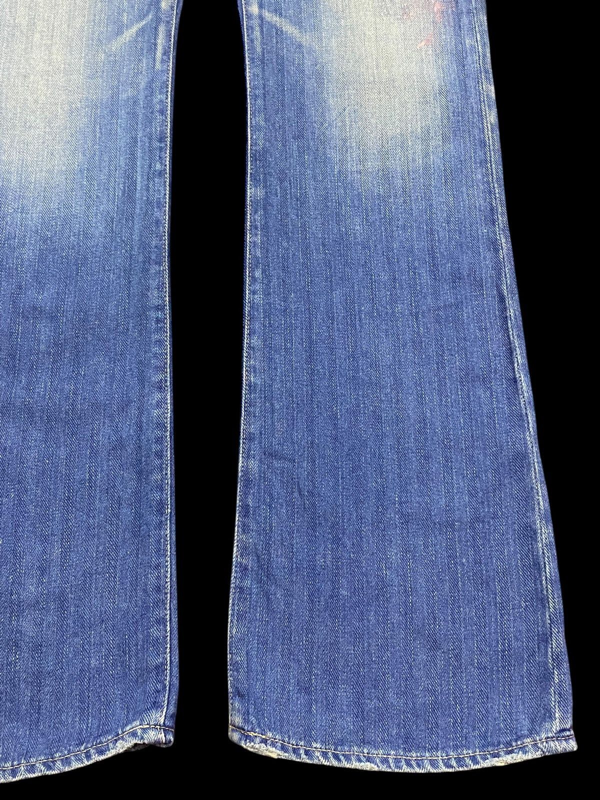 Hysteric Glamour Hysteric Glamour Seditionary Paint Splatter Flare Jeans Size US 32 / EU 48 - 10 Thumbnail