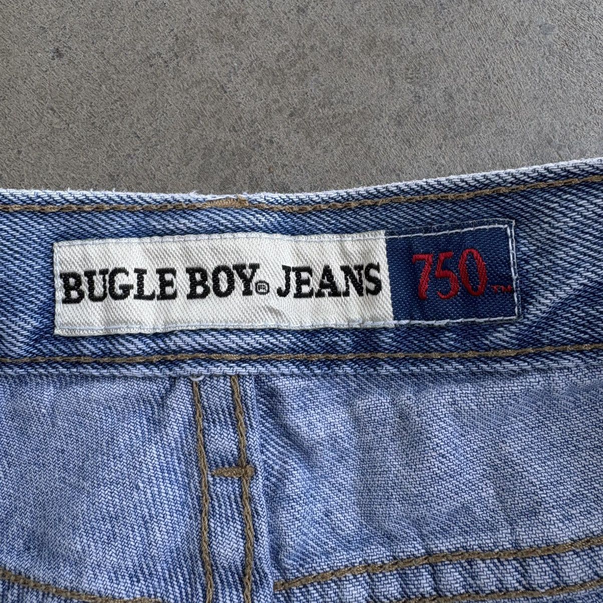 Bugle Boy Vintage 90's Bugle Boy Light Blue Denim Jean Shorts Jorts 33 Size US 33 - 3 Thumbnail