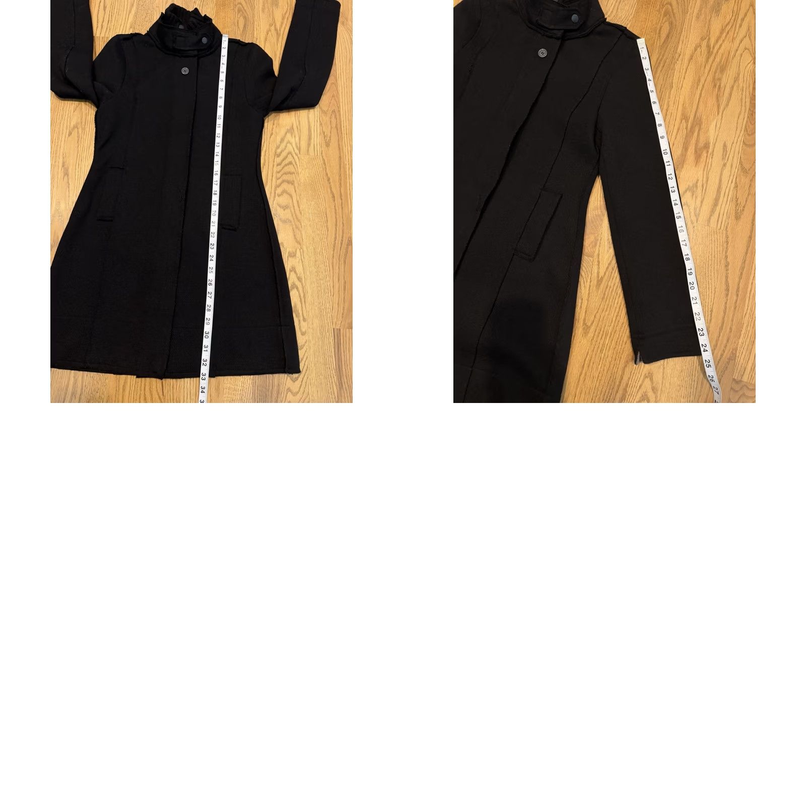 Barbour Barbour Millfire Knit Coat Jacket Men’s Size 10 Wool Blend Button Up Black Modern Classic Outdoor Pockets Collared Long Sleeve Vintage No Size L / US 10 / IT 46 - 8 Thumbnail