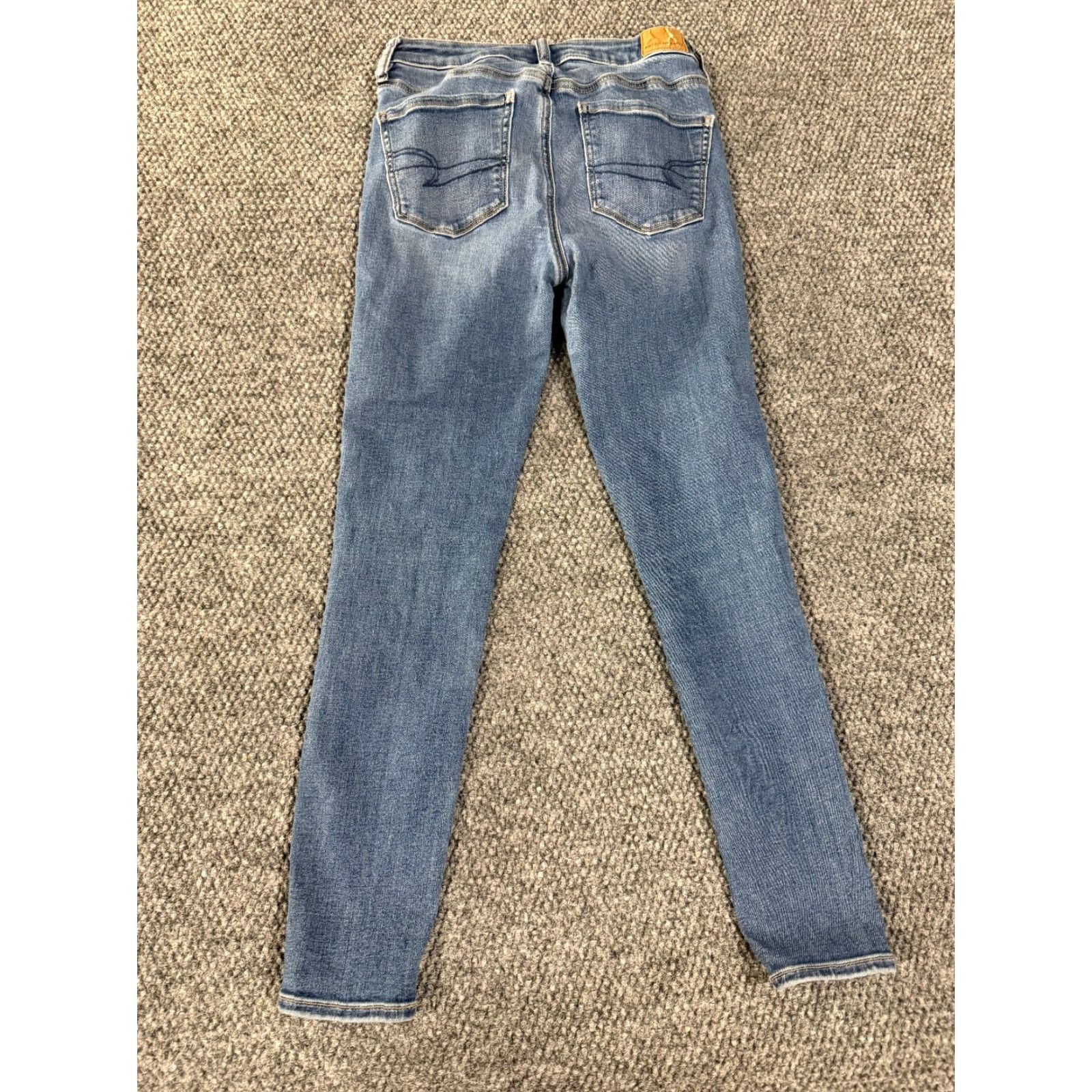 American Eagle Outfitters American Eagle Outfitters Jeans Womens 2 High Rise Jegging Slim Stretch Denim Blue 26 Inseam 5-Pocket Solid Medium Wash Size 26" / US 2 / IT 38 - 7 Thumbnail