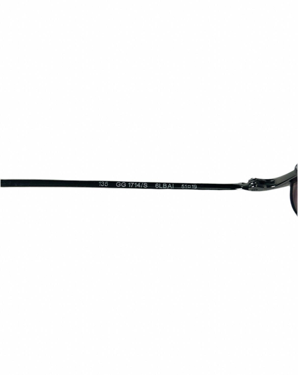 Gucci Gucci GG 1714/S Logo Sunglasses Size ONE SIZE - 2 Thumbnail