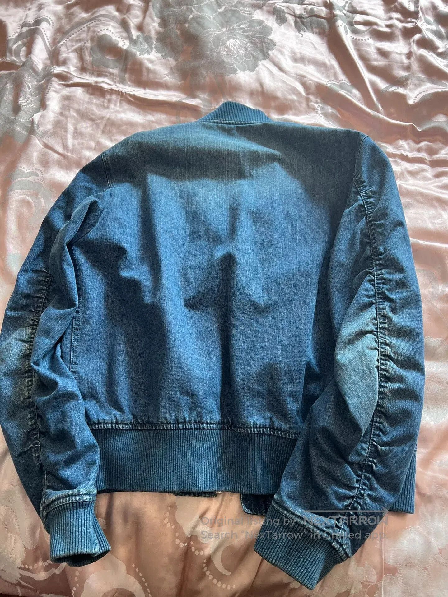 Japanese Brand denim bomber jacket with side pockets. Size US M / EU 48-50 / 2 - 4 Thumbnail