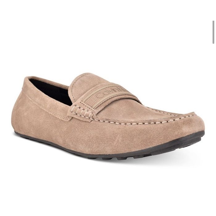 Calvin Klein Calvin Klein Men Oliver Casual Slip-on Loafers Taupe 11M ...