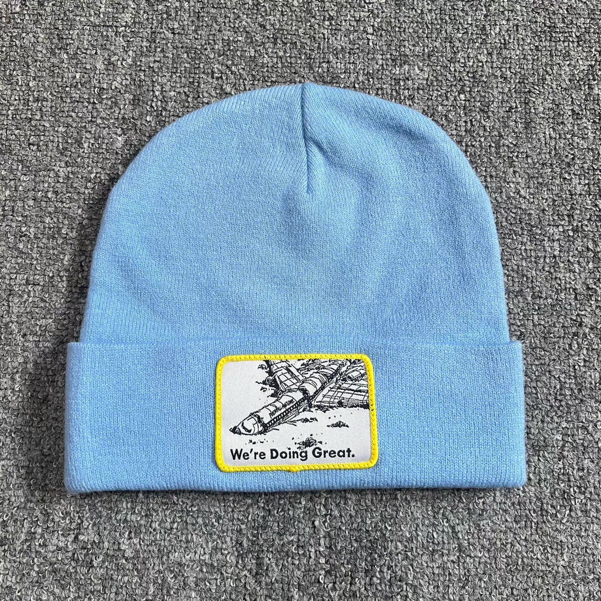 Fucking Awesome Fucking Awesome Embroidered Airplane Knitted Beanie Q7 Size ONE SIZE - 7 Thumbnail