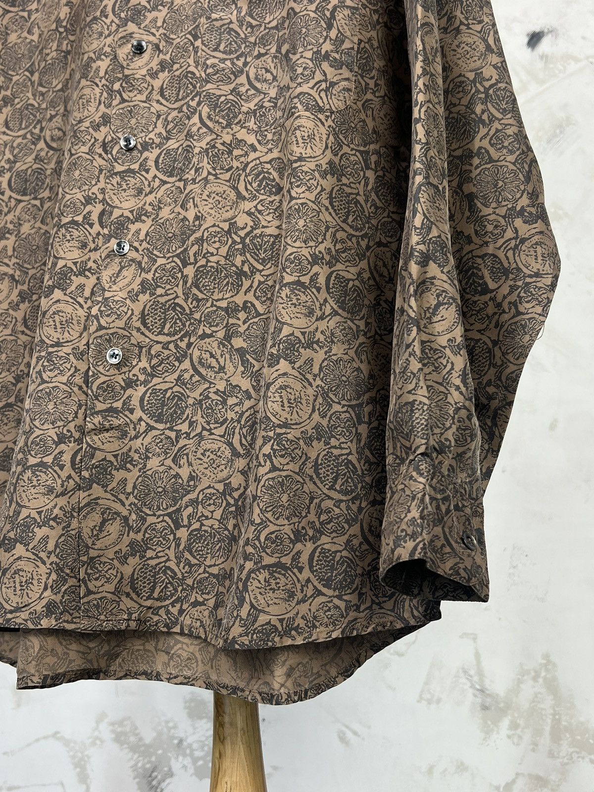 Marks & Spencer Vintage Marks & Spencer Silk Shirt Size L - XL Size US L / EU 52-54 / 3 - 3 Thumbnail