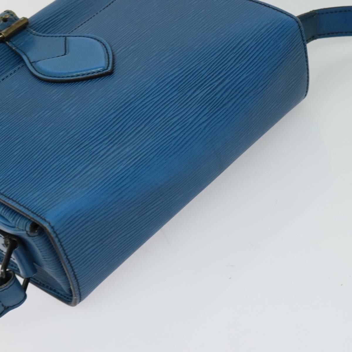 Louis Vuitton LOUIS VUITTON Epi Cartouchiere MM Shoulder Bag Blue M52245 Size ONE SIZE - 6 Thumbnail