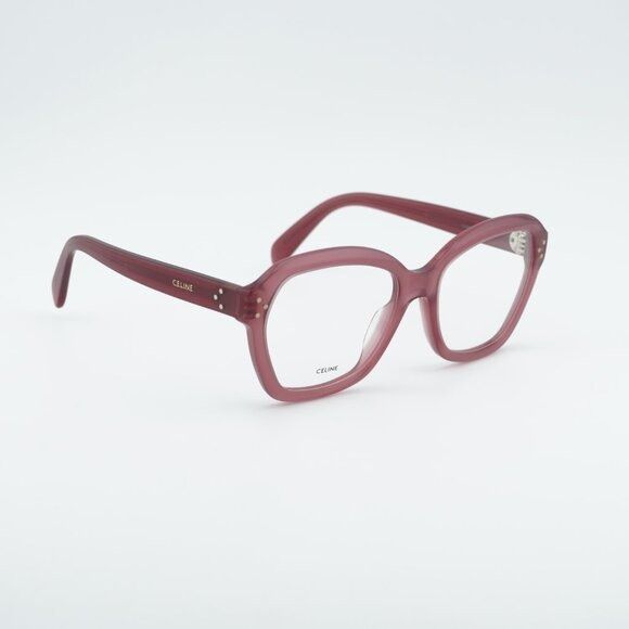 Celine Celine CL50100I 081 Eyeglasses Milky Violet 54mm Geometric Size ONE SIZE - 4 Thumbnail