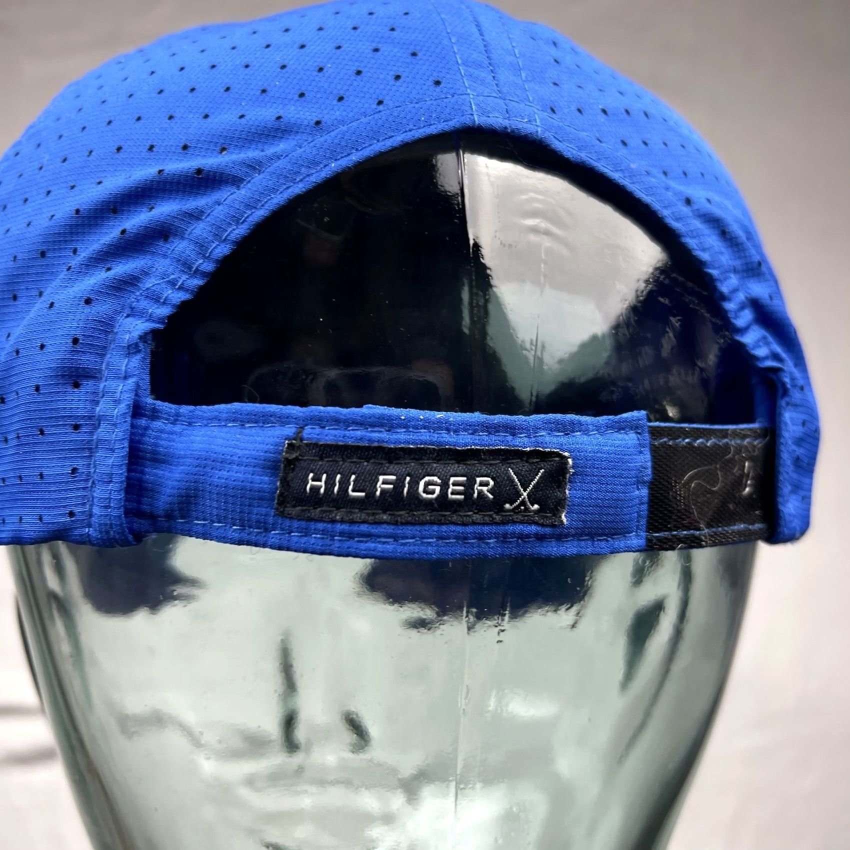 Tommy Hilfiger Tommy Hilfiger Hat Cap Mens Adjustable Blue 6 Panel Vented Golf Outdoor Gym Hat Cap Mens Adjustable Blue 6 Panel Vented Golf Outdoor Gym Size ONE SIZE - 7 Thumbnail