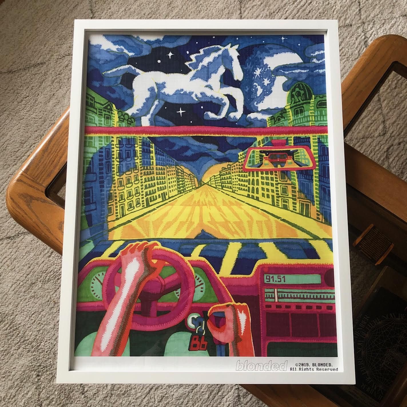 image of Frank Ocean Blonded Acid Poster, Men's