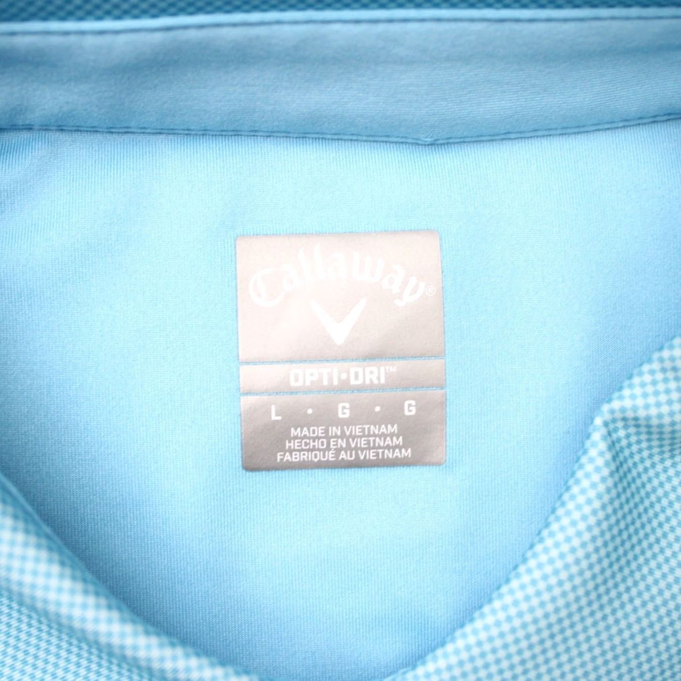 Callaway Callaway Polo Shirt Mens Large Blue Striped Golf Polyester Stretch Short Sleeve Size US L / EU 52-54 / 3 - 6 Thumbnail