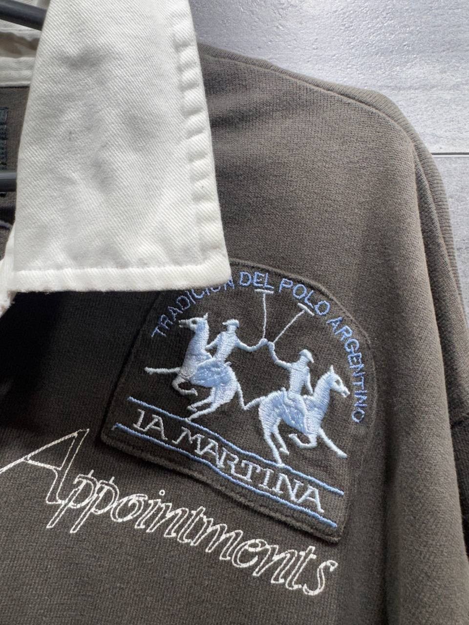 La Martina Vintage La Martina Argentino Polo Team #2 Rugby Long Sleve Size US XXL / EU 58 / 5 - 3 Thumbnail