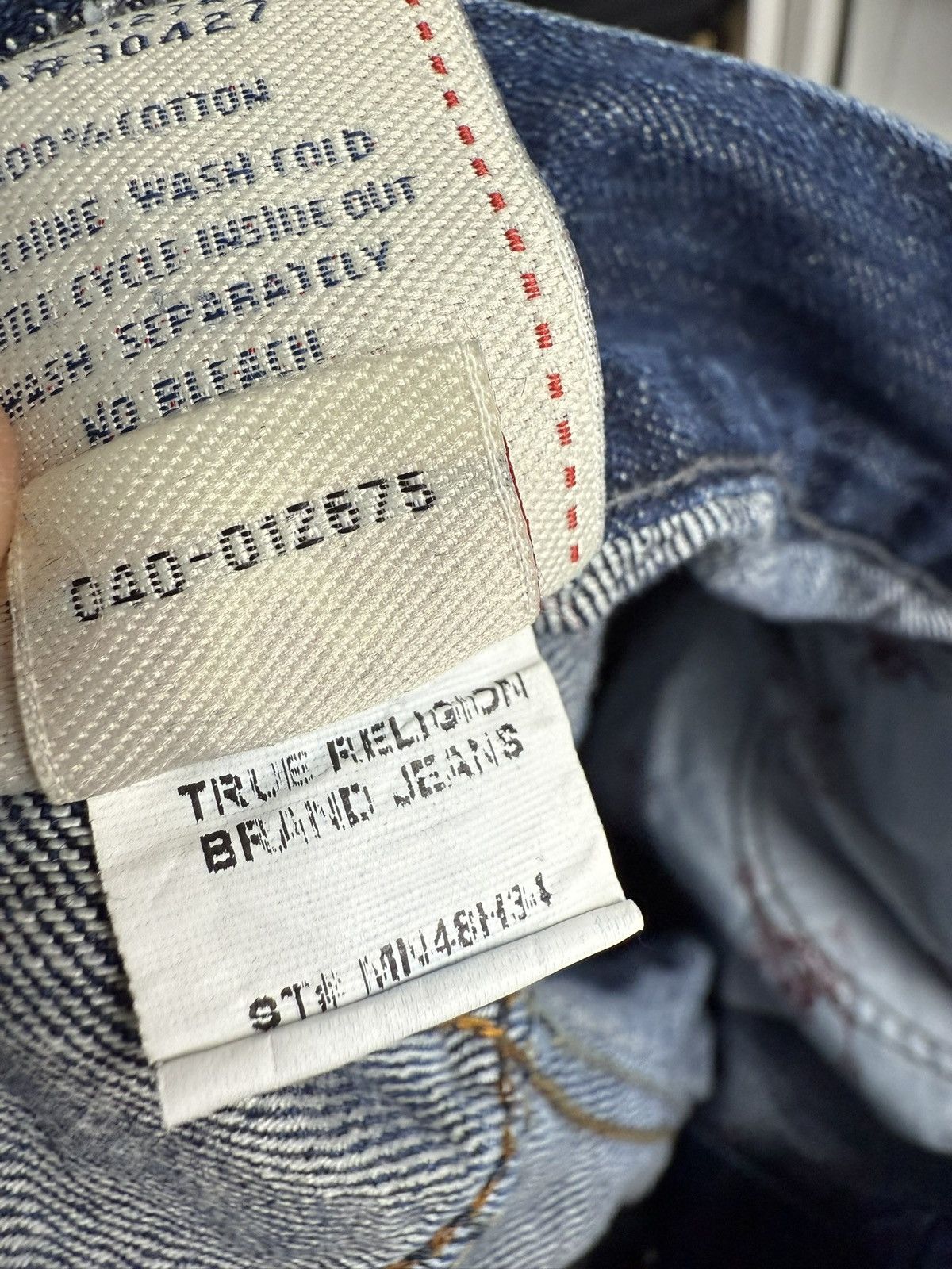 True Religion × Vintage VIntage y2k True Religion bobby super T baggy denim pants 31 Size US 31 - 12 Thumbnail