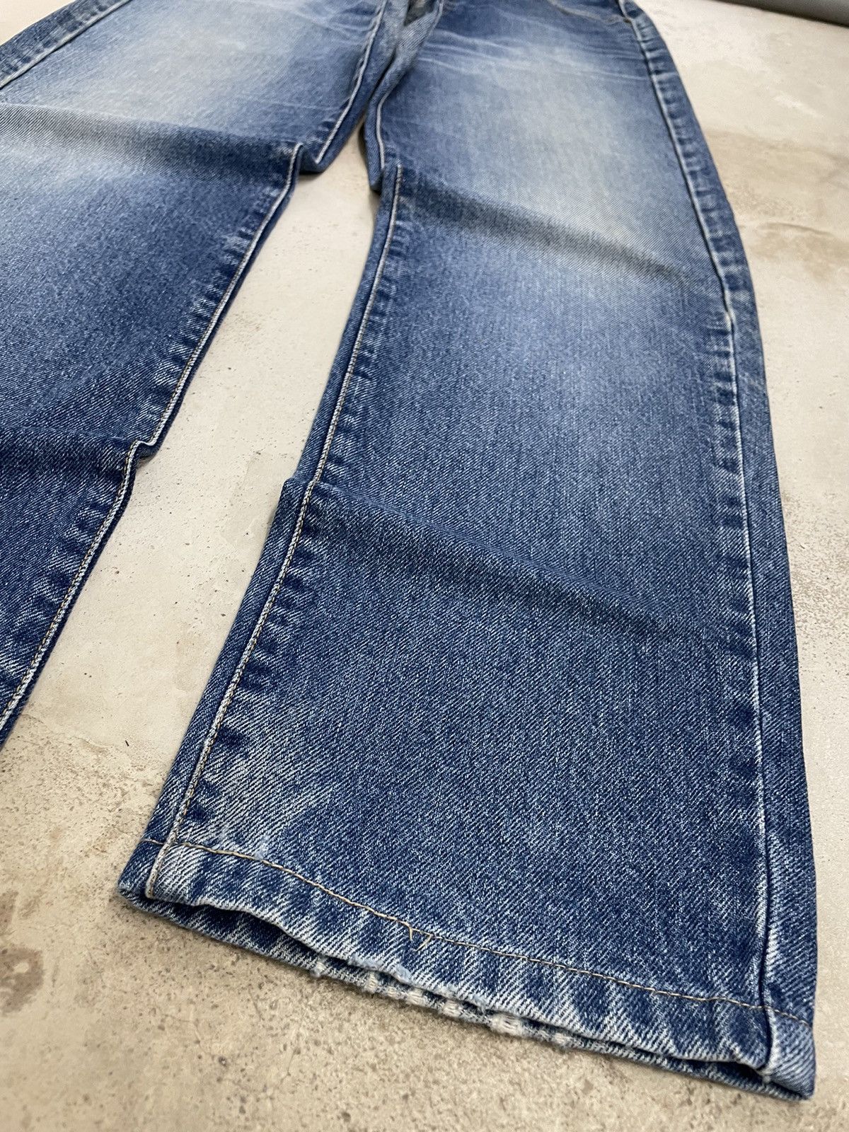 Blue Blue Japan × Japan Blue × Japanese Brand Vintage Y2k Blueway Repaired Japan Denim Pants (AB39) Size US 29 - 7 Thumbnail