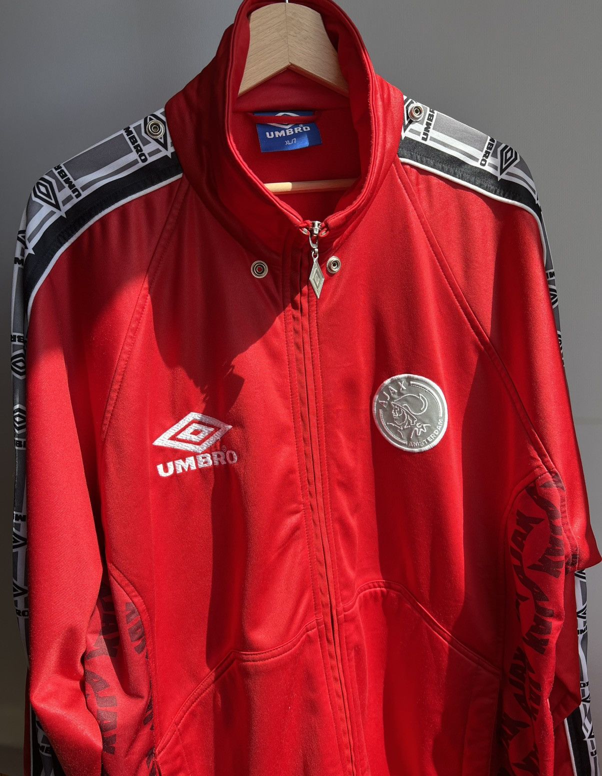 Vintage Umbro Ajax 1998 1999 Training Track Top Jacket