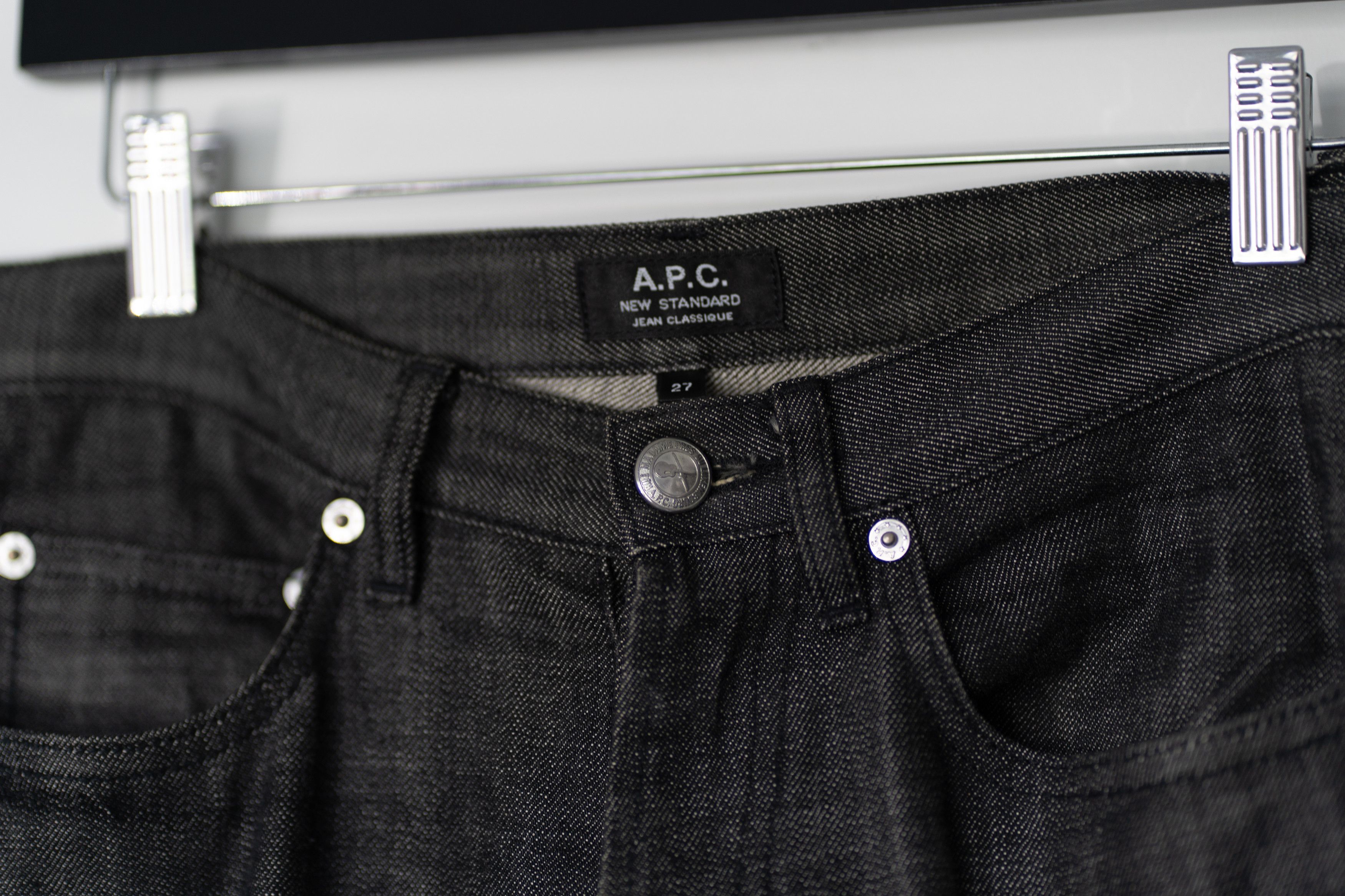A.P.C. New Standard Slim Gray Jeans Size US 29 - 3 Thumbnail