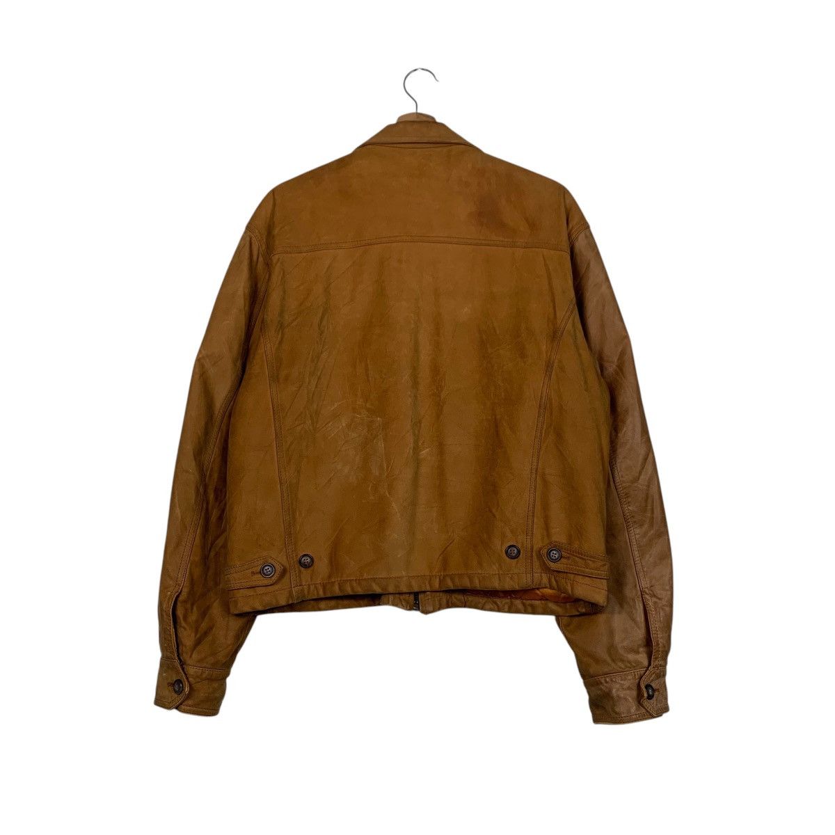 Vintage 70’s GHEZZI by ARCA Quilted Lined Leather Jacket #2363-C106 Size US M / EU 48-50 / 2 - 7 Thumbnail
