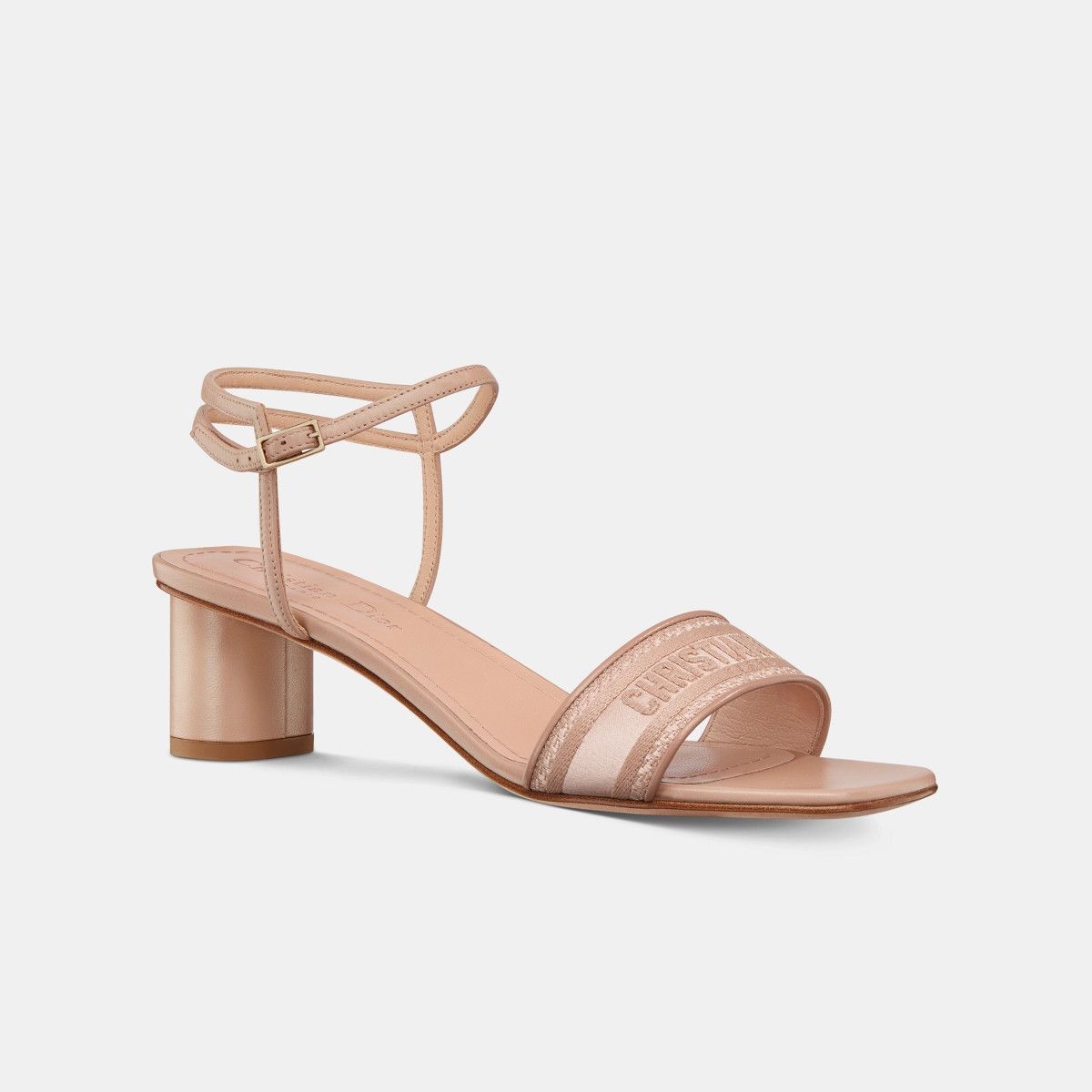 Dior o1bcso1str0226 Dway Heeled Sandal in Beige/Nude Size US 10 / IT 40 - 2 Thumbnail