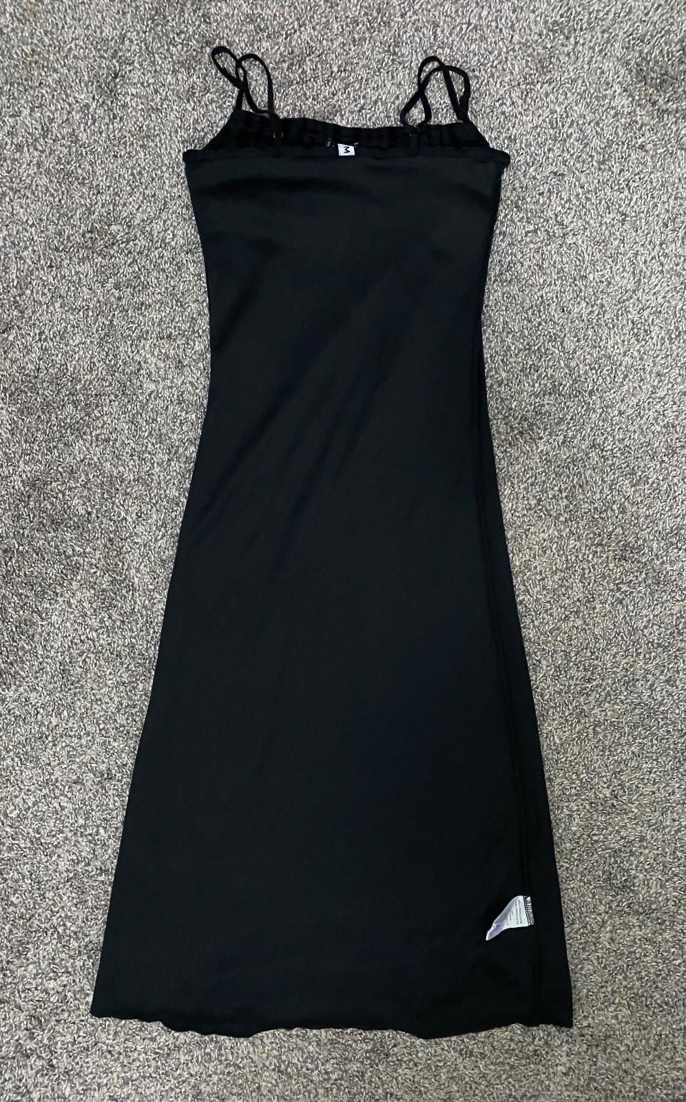 Philippe Model MOTEL Nateda Flocked Plaid Midi Cami Dress (X-SMALL) Size XS / US 0-2 / IT 36-38 - 8 Thumbnail