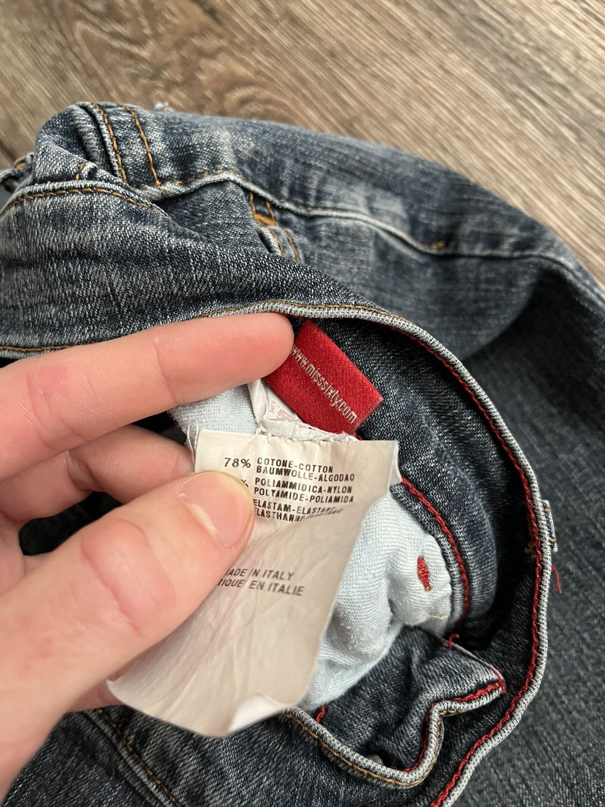Hysteric Glamour × Miss Sixty Vintage Miss Sixty Style Tommy Denim Flared Y2K Jeans Size 31" - 14 Thumbnail