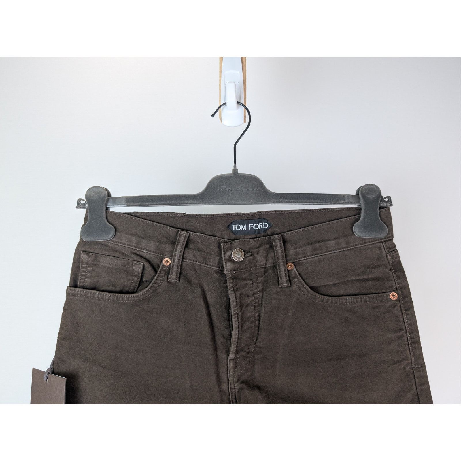 Tom Ford o1rshd1 Slim Fit Denim Jeans in Cafe Brown 30 Size US 30 / EU 46 - 2 Thumbnail