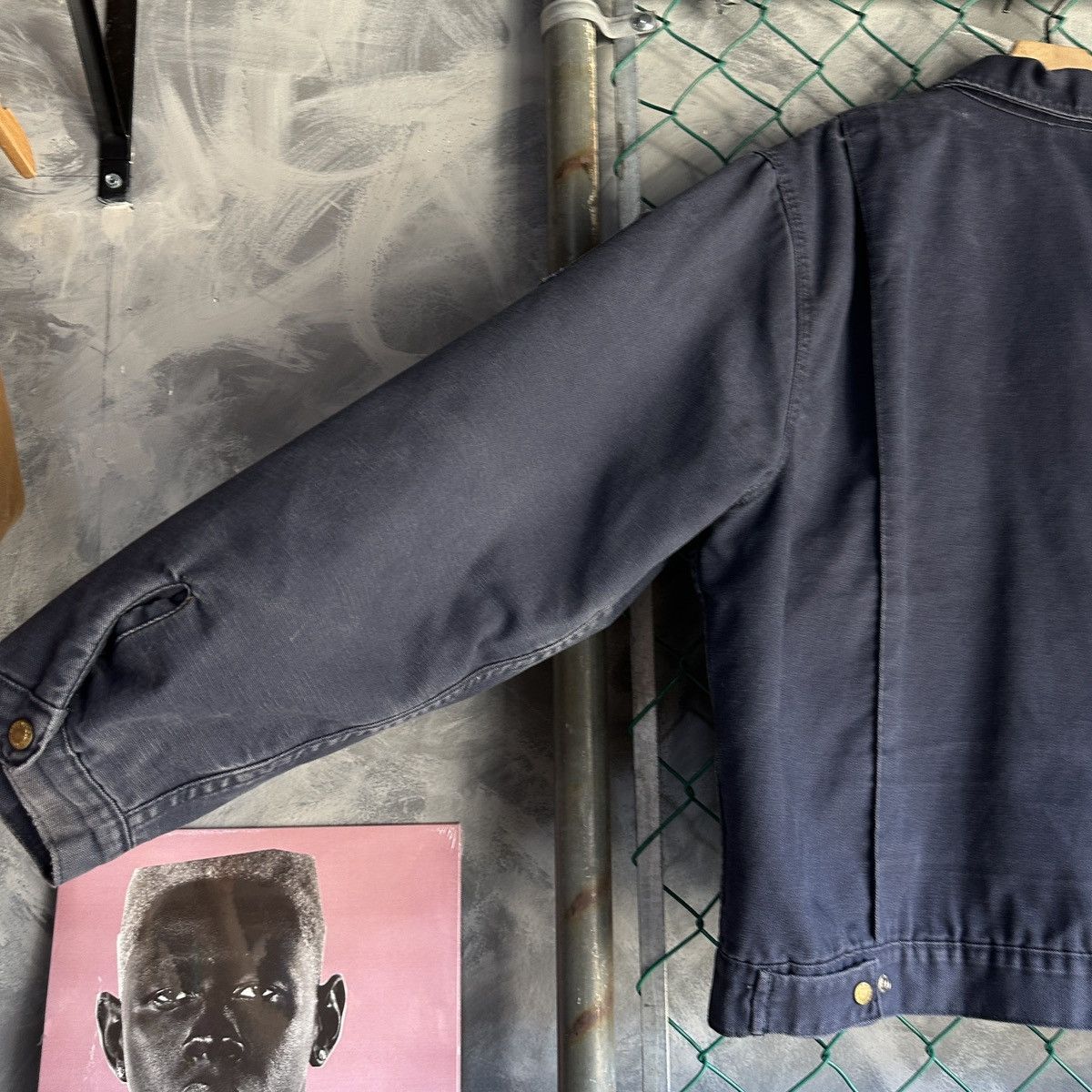 Dickies Vintage Dickies Jacket Navy Blue Detroit Jacket Faded Size US XXL / EU 58 / 5 - 8 Thumbnail