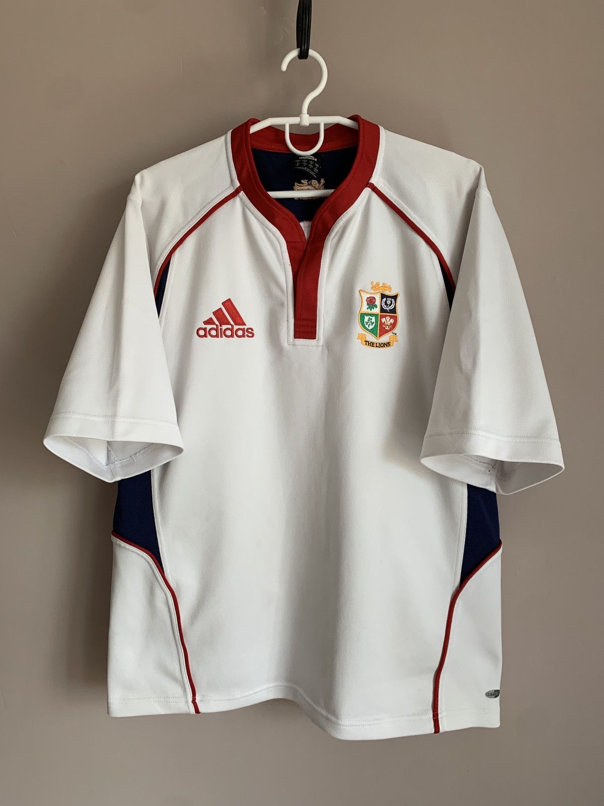 Adidas British and Irish Lions Vintage Union Rugby Shirt Adidas M Size US M / EU 48-50 / 2 - 1 Thumbnail