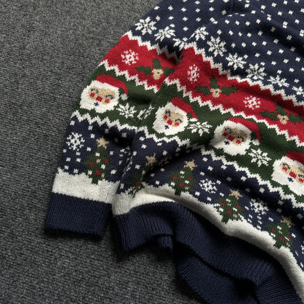 Aran Isles Knitwear VTG Kids Man Lily & Dan 11-12 Years Knit Wool Sweater Y2K Size US XXS / EU 40 - 12 Thumbnail