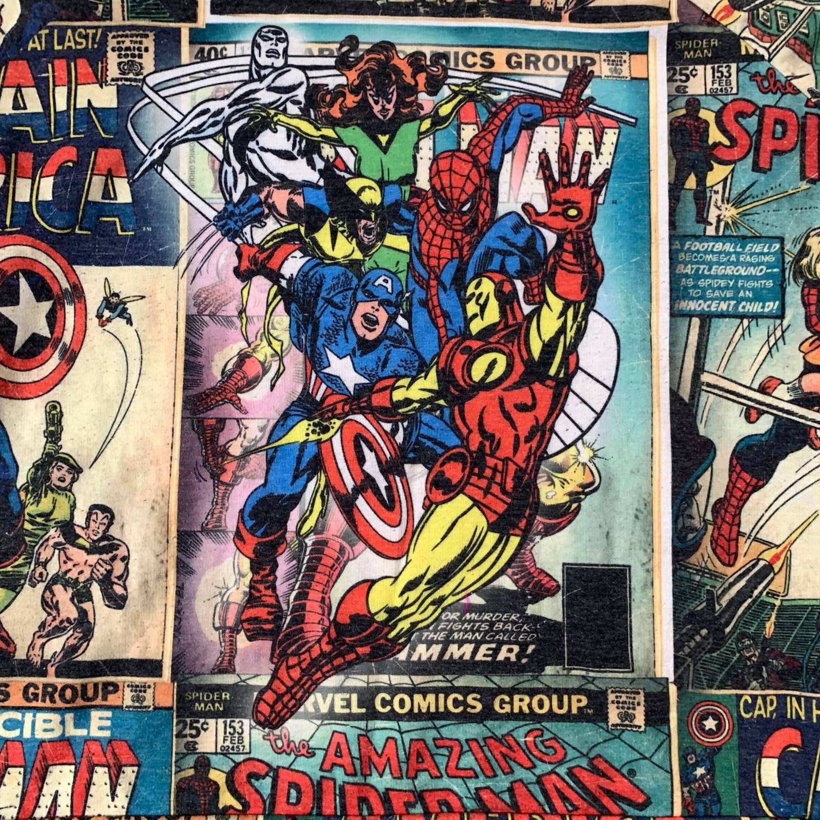 Marvel Comics Marvel Shirt Women Medium Multicolor Casual Size M / US 6-8 / IT 42-44 - 9 Thumbnail