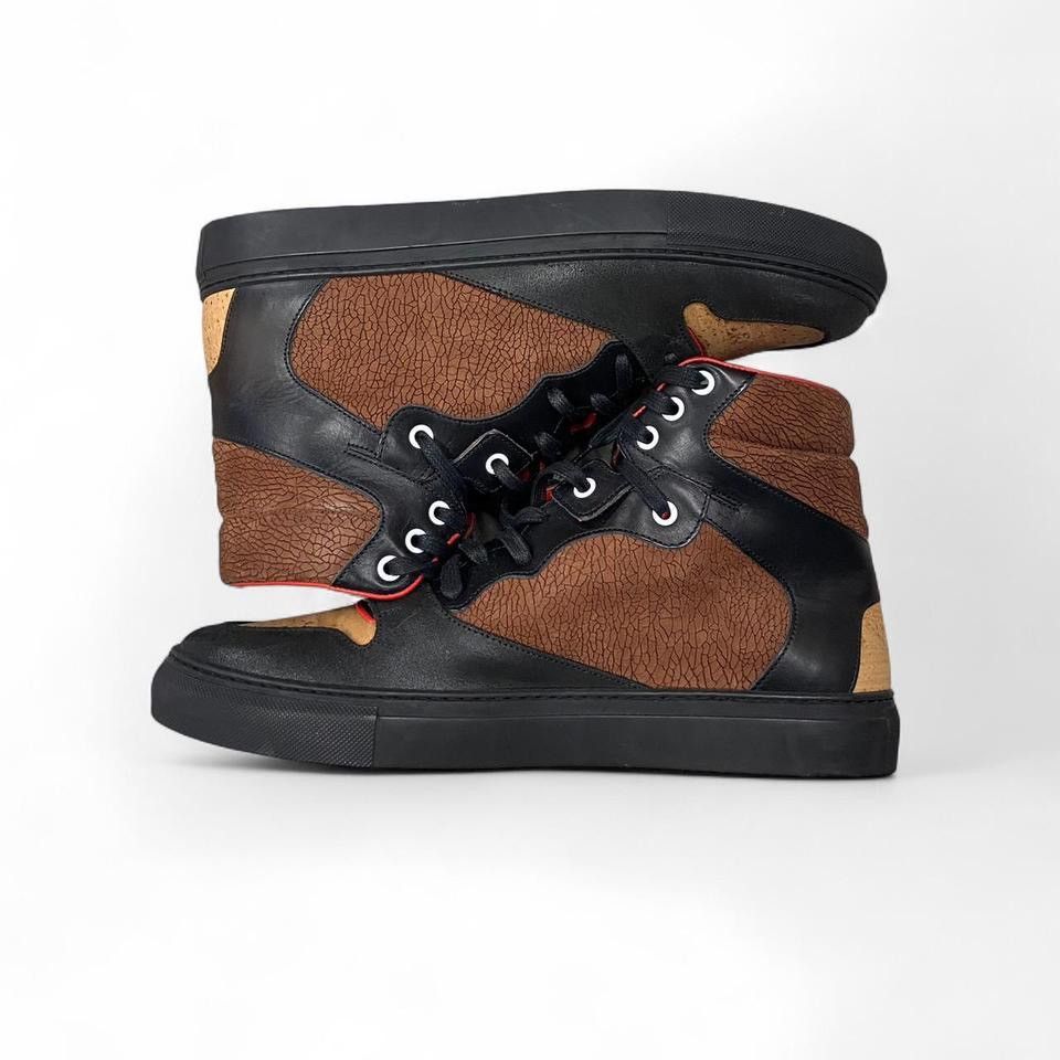 Balenciaga Balenciaga Nubuck and Cork Arena High Top's Size US 8.5 / EU 41-42 - 2 Thumbnail
