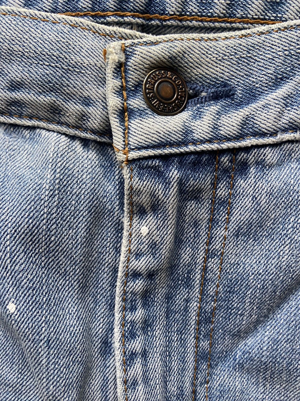 Vintage Levis 505 custom butterfly Size US 34 / EU 50 - 5 Thumbnail
